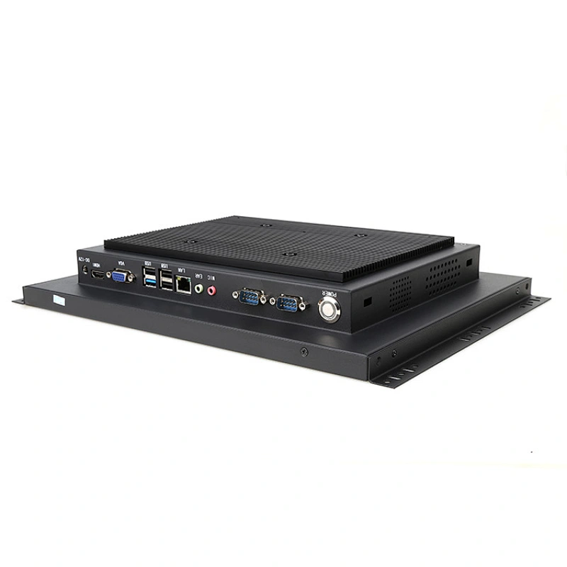 15 inch industrial grade panel pc metal cabinet open frame resistive touch screen pc