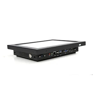 ODM OEM 12 inch industrial resistive touch screen desktop all in one panel PC with J1900 i3 i5 i7 processor