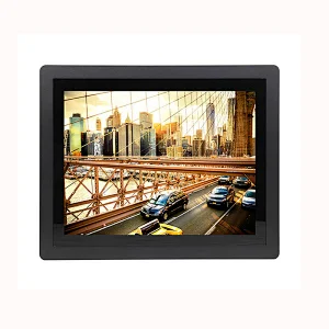 19 inch embedded IP65 waterproof LCD monitor industrial touch screen monitor with HDMI VGA