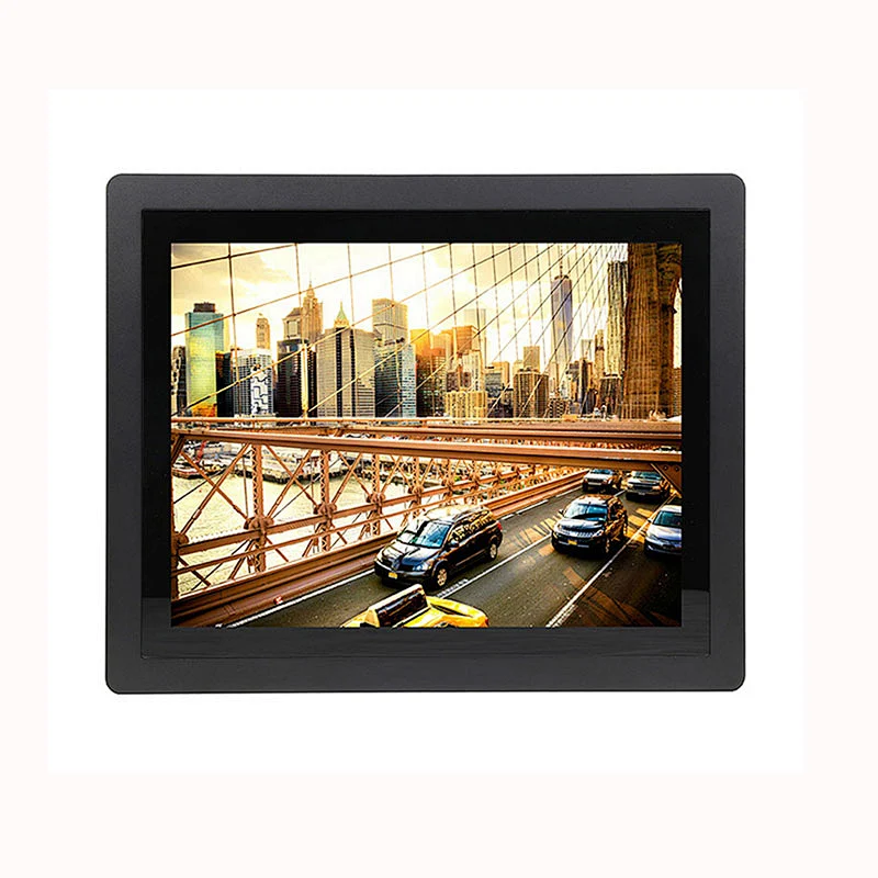 19 inch embedded IP65 waterproof LCD monitor industrial touch screen monitor with HDMI VGA
