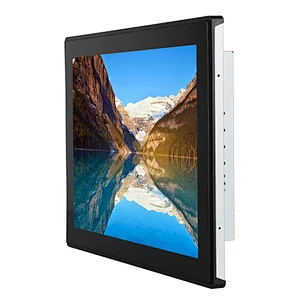 Bestview 17 inch industrial touch screen lcd monitor open frame monitor higher brightness used on Bank ATM hotel hospital