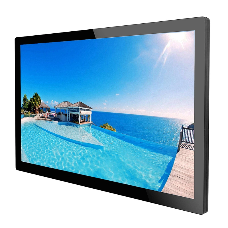 55 inch industrial capacitive touch monitor ture flat touch screen IP65 front case Advertising Playing Equipment