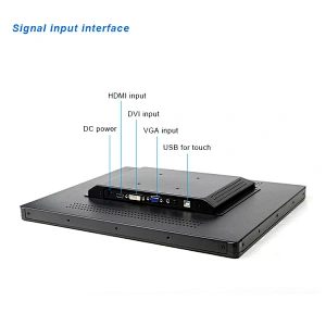 17 inch industrial touch screen monitor 1280*1040 car battery powered lcd monitor