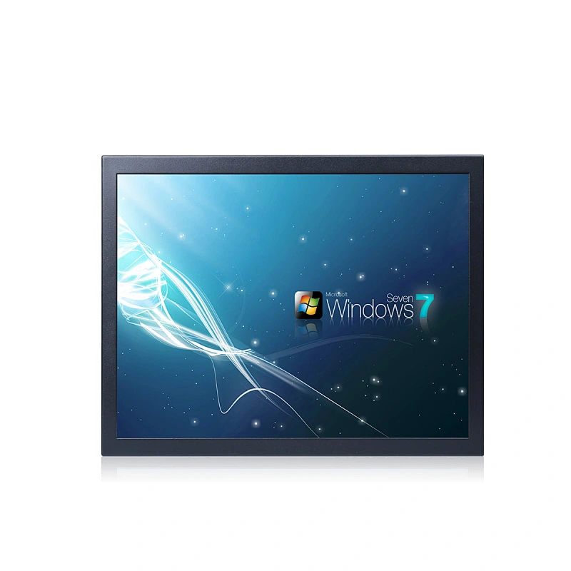 17 inch 1280X1024 resolution touch metal case lcd monitor open frame waterproof high brightness industrial display
