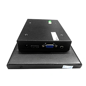 Metal housing 7 inch display touch screen monitor industrial sunlight readable lcd computer monitor DC 12V
