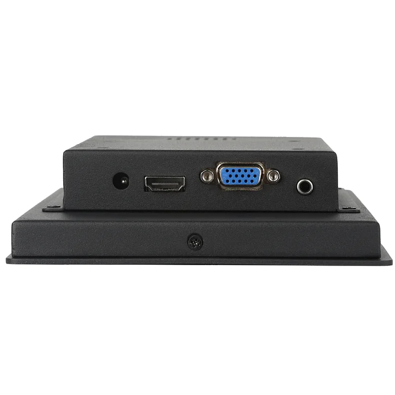 Small size 8 inch 800x600/1024x768 wall mounted industrial lcd monitor capacitive touch screen monitor