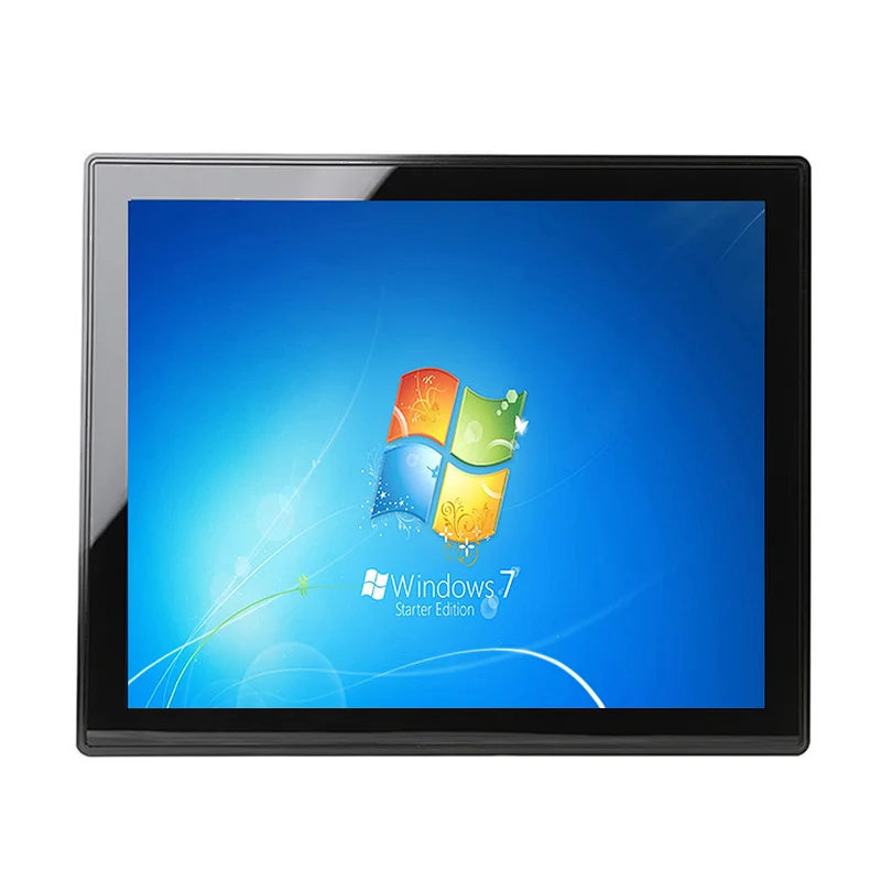 17 inch industrial touch screen monitor 1280*1040 car battery powered lcd monitor