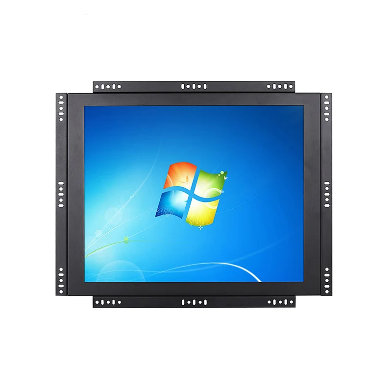 17 inch 1280X1024 resolution touch metal case lcd monitor open frame waterproof high brightness industrial display