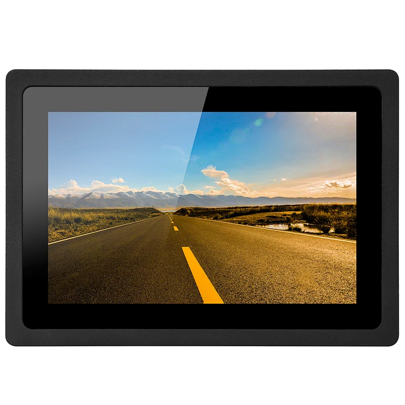 Bestview 7 inch 1024x600 industrial lcd monitor capacitive touch screen monitor with vga hdmi input