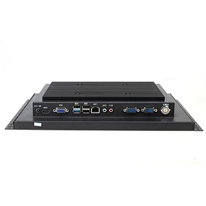 17 inch aio pc open frame industrial all in one desktop computer inter j1900 i3 i5 processor fanless pc