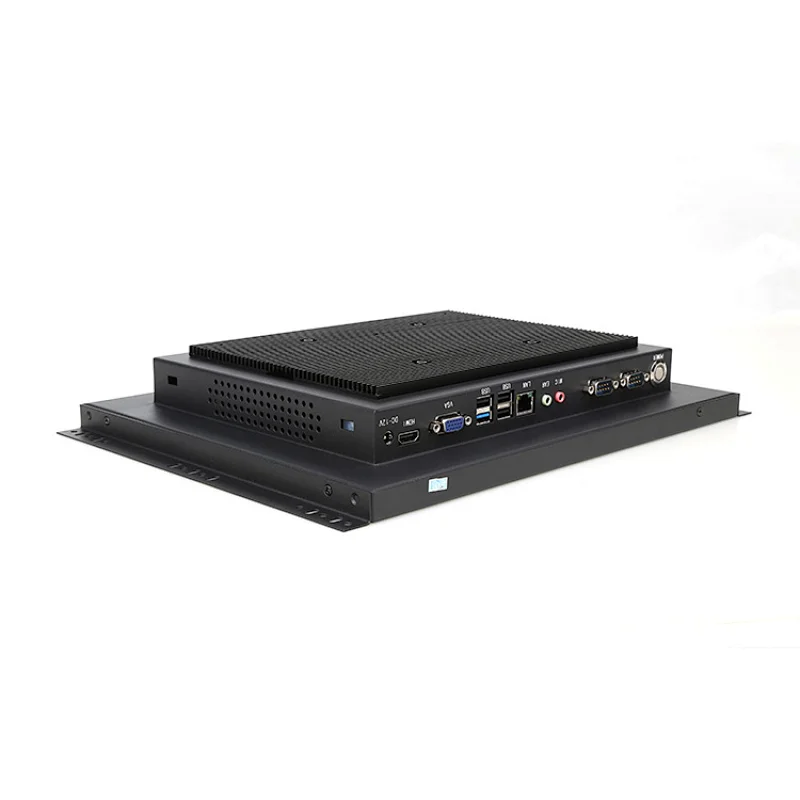 17 inch aio pc open frame industrial all in one desktop computer inter j1900 i3 i5 processor fanless pc
