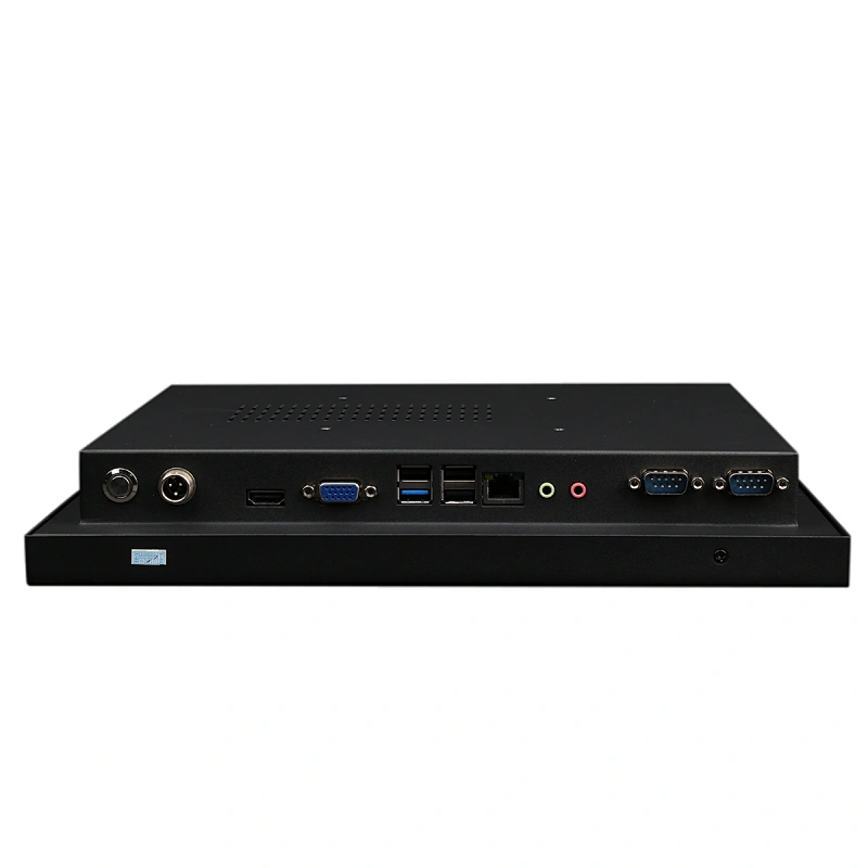 12.1 inch true flat screen touch screen pc industrial panel pc J1900 processor with TPM1.2 for embedded cabinet