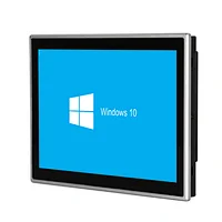 10.1 inch fanless embedded touch screen all in one pc J1900 i3 i5 i7 industrial panel pc