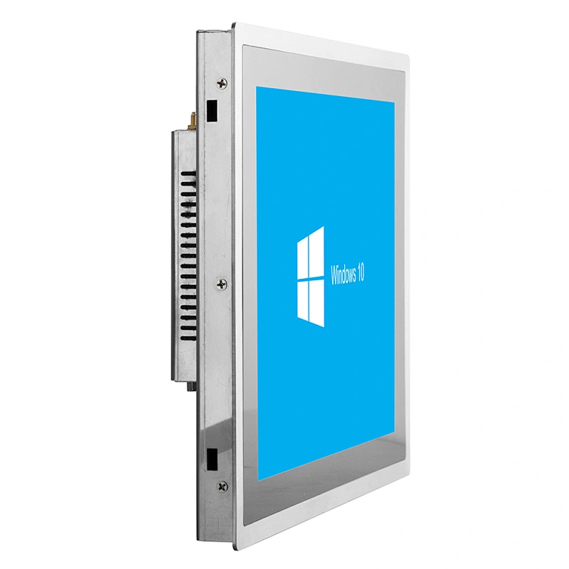 12.1 inch 1024x768 Capacitive touch screen industrial all in one panel PC with stainless steel case