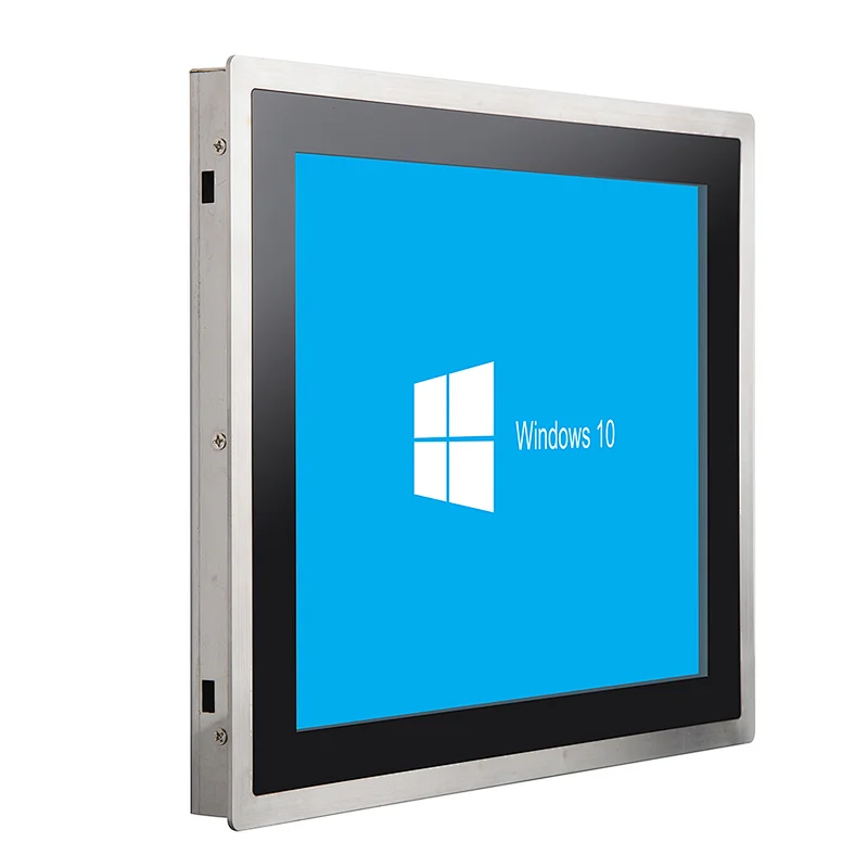 12.1 inch 1024x768 Capacitive touch screen industrial all in one panel PC with stainless steel case