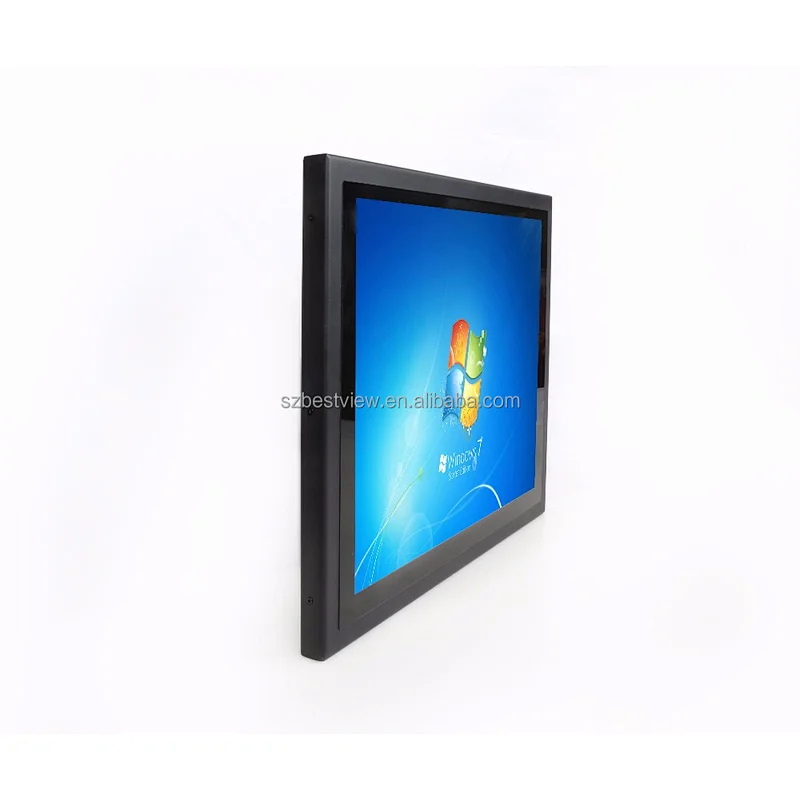 Bestview 17 inch inter core i5-7200U processor ssd64g capacitive touch panel pc all in one computer desktops