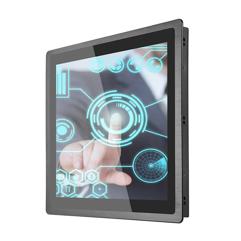 15 17 19 inch Fanless J1900 i3 i5 i7 barebone system Industrial Touch Screen Panel PC Aluminum Alloy Industrial All in one PC