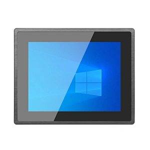 Aluminum Alloy IP65 front waterproof 12.1 inch Capacitive touch screen Industrial panel PC with 2xLAN