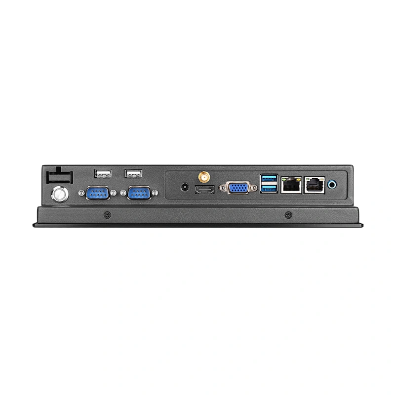 10.1 inch fanless embedded touch screen all in one pc J1900 i3 i5 i7 industrial panel pc
