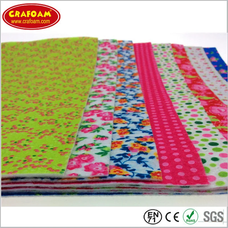 Hot Sale Printed Felt Fabric