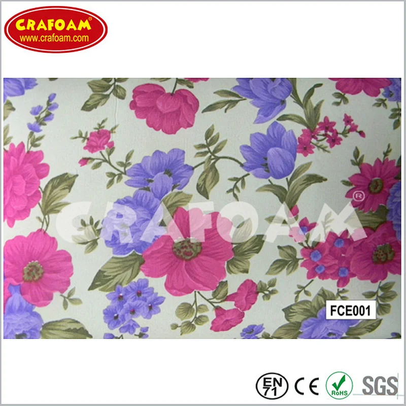 Flower Fabric EVA Foam Sheets