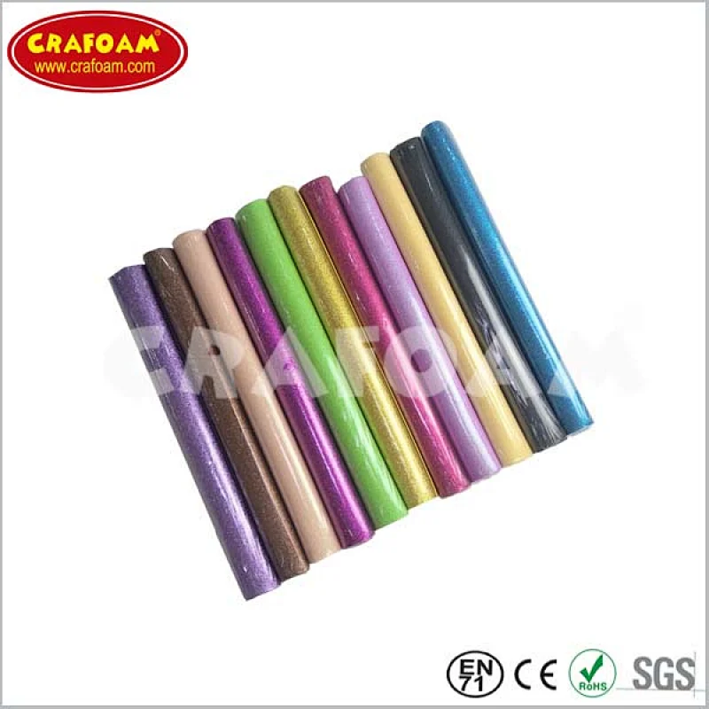 Glitter EVA Foam Rolls with Shrinking Packing