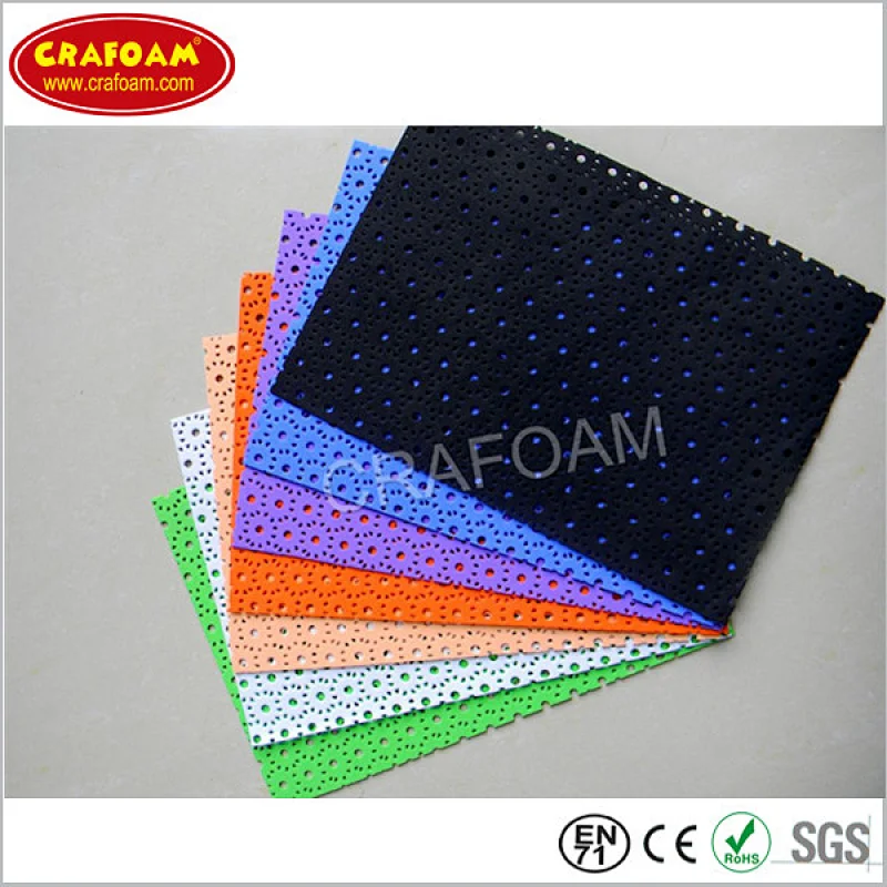 Hollowed out EVA Foam Sheets