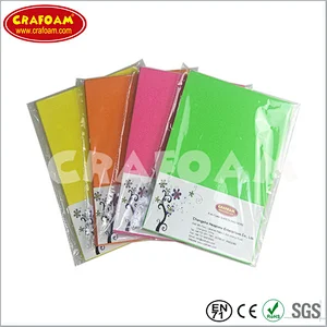 Color EVA Foam Sheets with OPP Bag Packing
