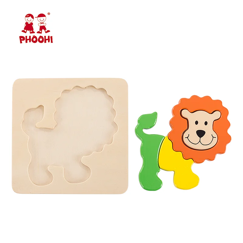 colorful wild animal puzzle