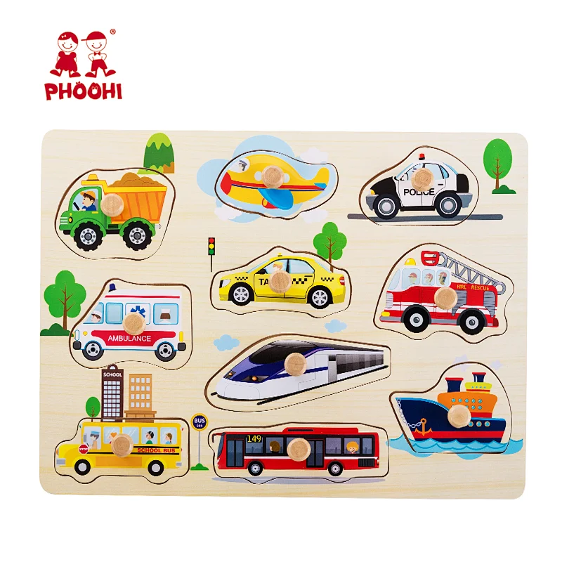 car, boat, train peg puzzle
