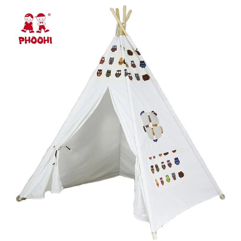 Hot Selling Children Foldable Animal Tipi Indoor Play Teepee House Toy Kids Tent For Baby