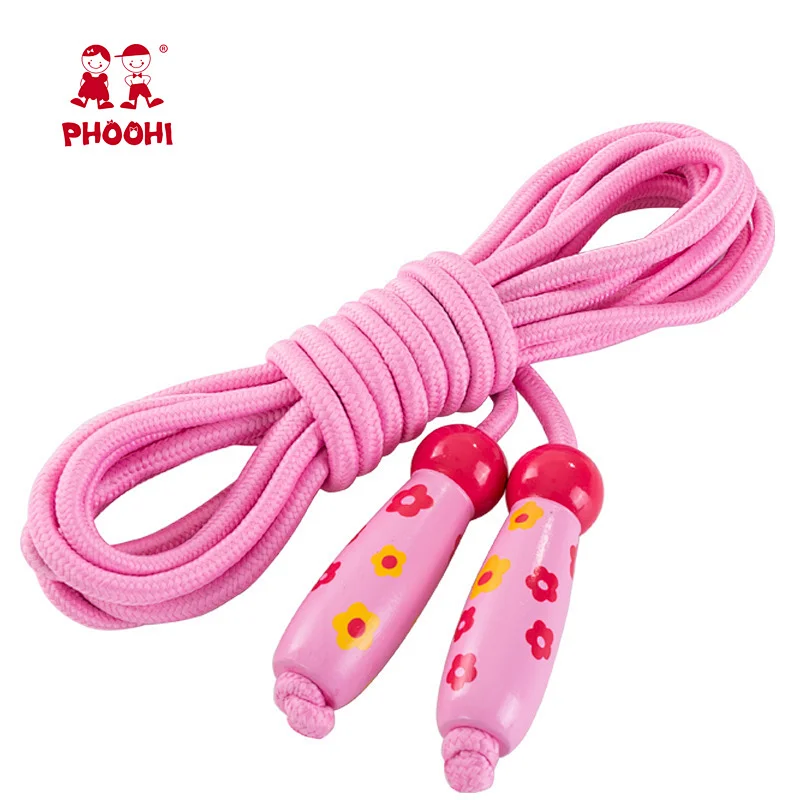 Hot Selling Children Exercise Interesting Outdoor Play Game Kids Wooden Long Jumping Rope