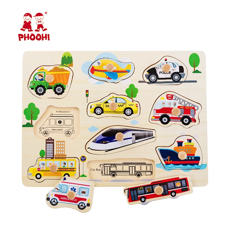 educational vehicles puzzle