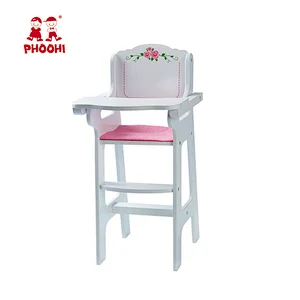 American doll furniture Children pretend role play house baby doll toy kids wooden cradle for dolls American girl furniture