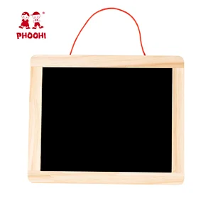 Hot Educational Double Side White Black Children Wooden Magnetic Drawing Board For Kids