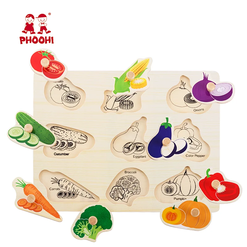 Vegetables Peg Puzzle