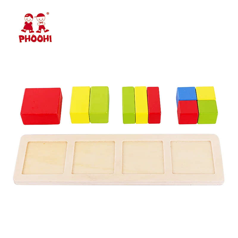 Kids educational geometric shape sorting board montessori wooden toys for toddler 1+
