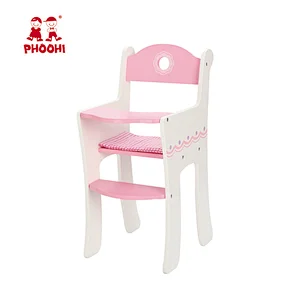 American doll furniture Role play game toy 18 inch wooden doll high chair for doll American girl furniture