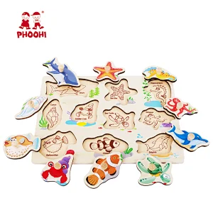 Sea Animals Peg Puzzle