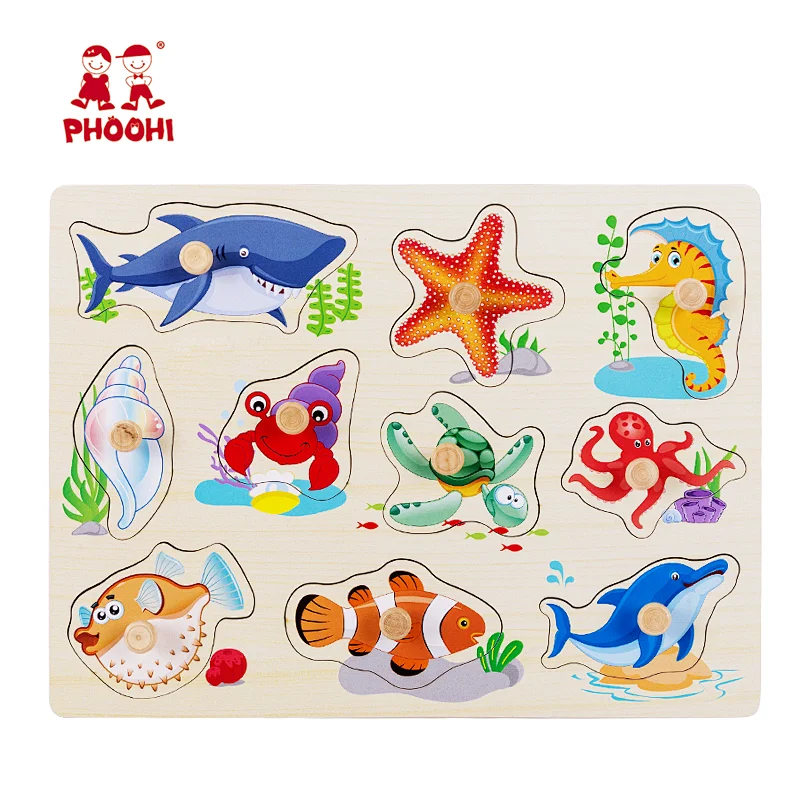 wholesale sea animals peg puzzle