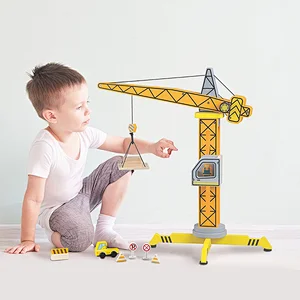 wooden role play Crane Play set construction toy for kids