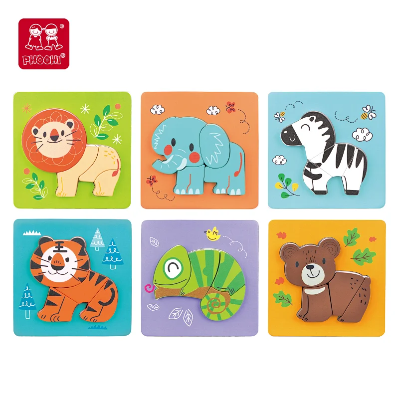 Chunky Animal Puzzles Set
