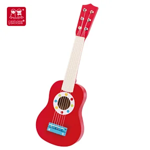 kids red guitar