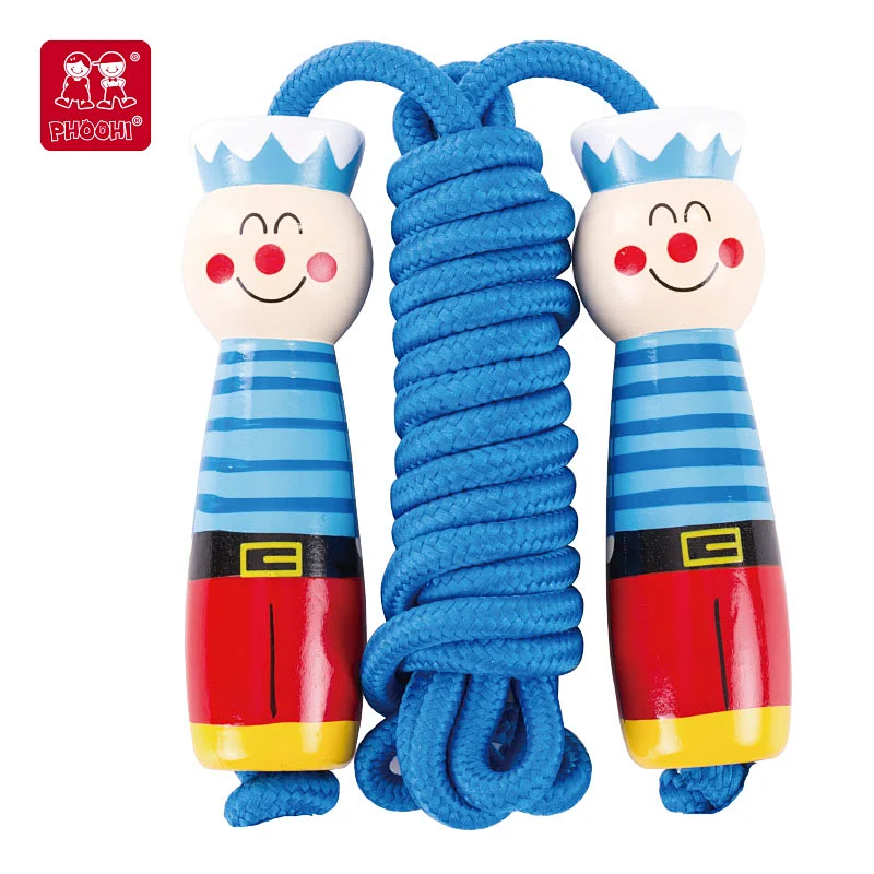 wooden handle skipping rope