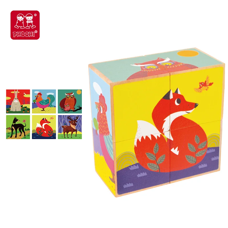 animal cube puzzle