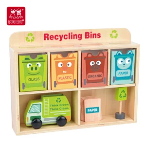 garbage sorting playset