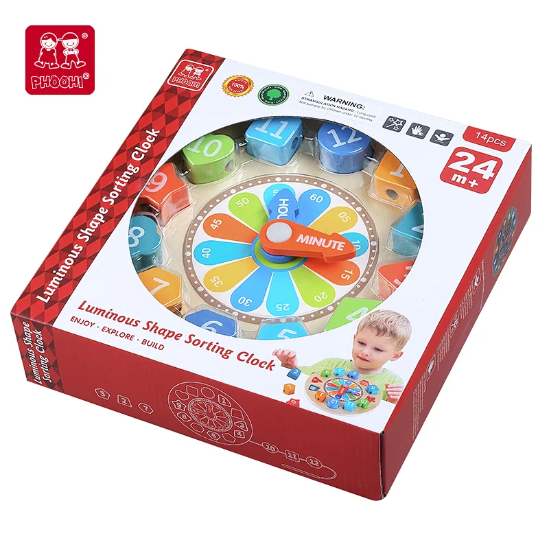 Luminous Shape Sorting Clock
