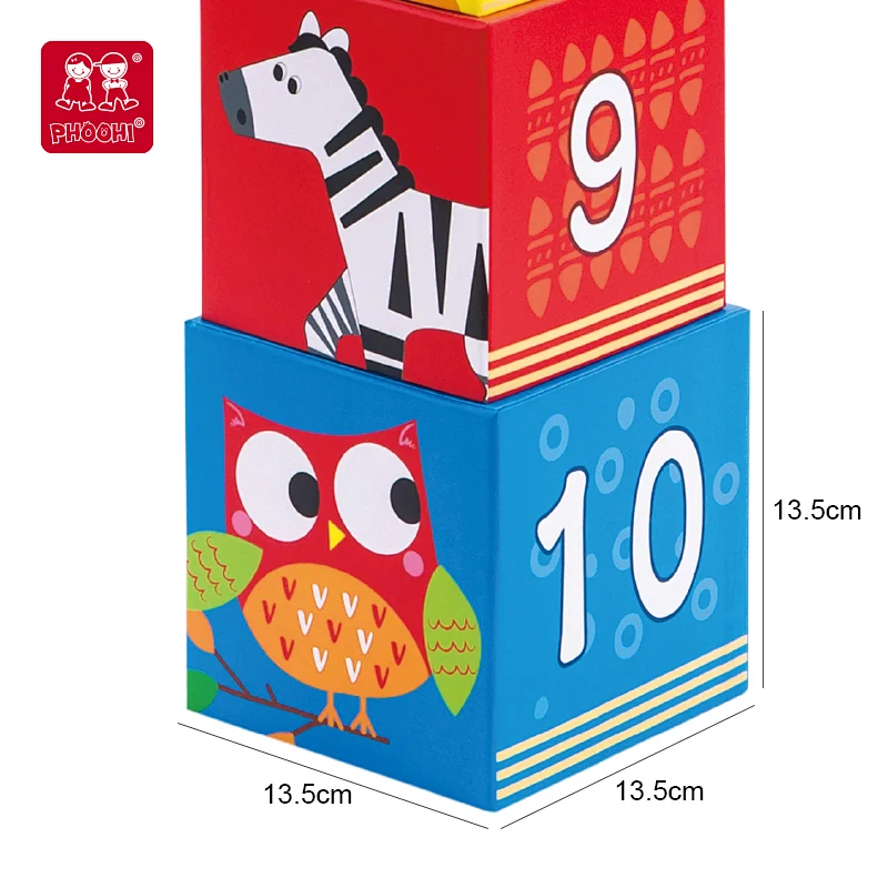 Animal Stacking Cubes