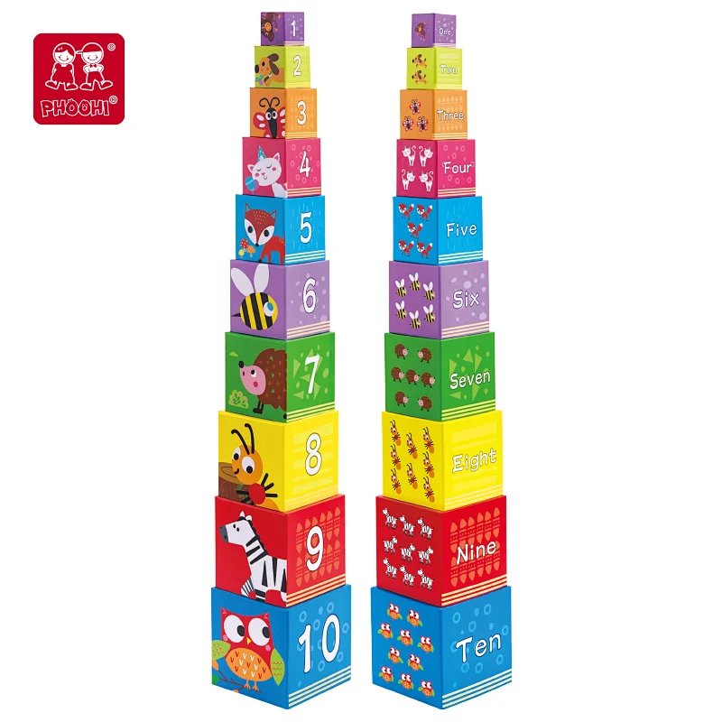 animal stacking blocks