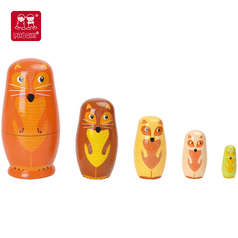 fox nesting dolls